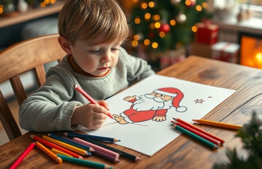 dessins du père Noël
