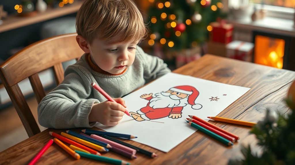 dessins du père Noël