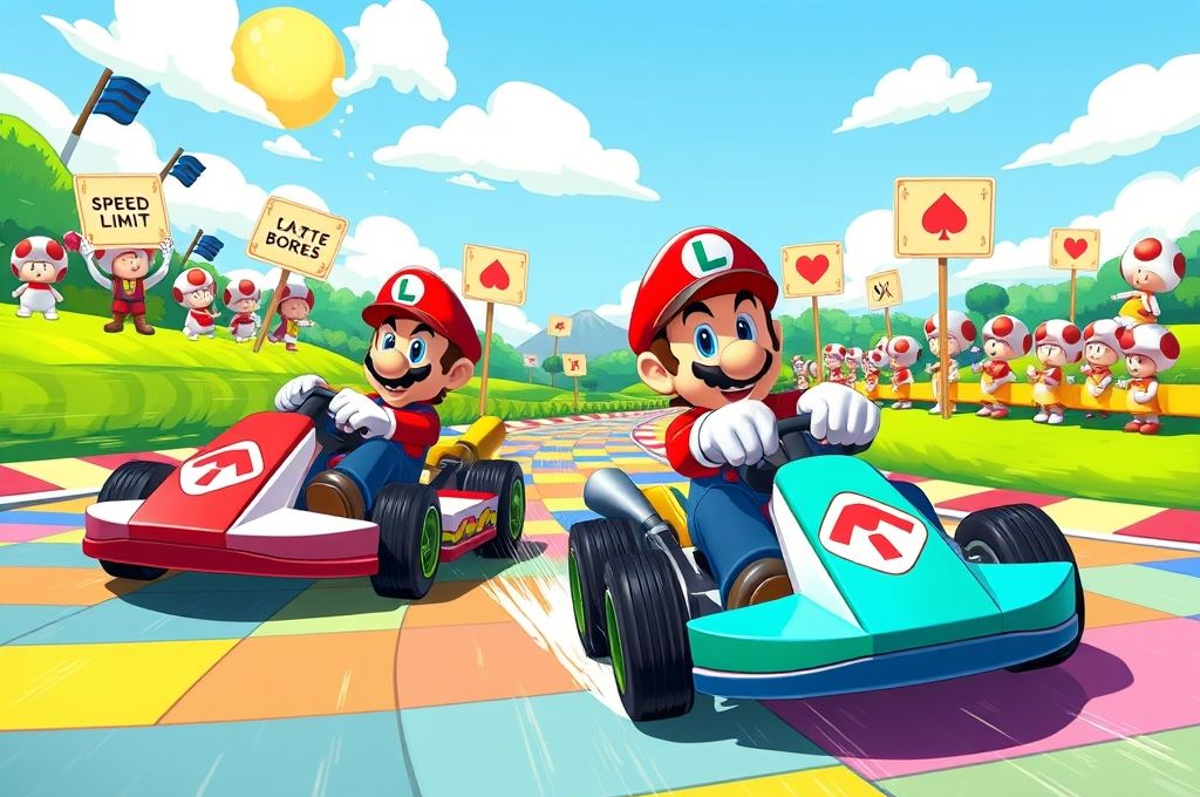 mille bornes Mario Kart