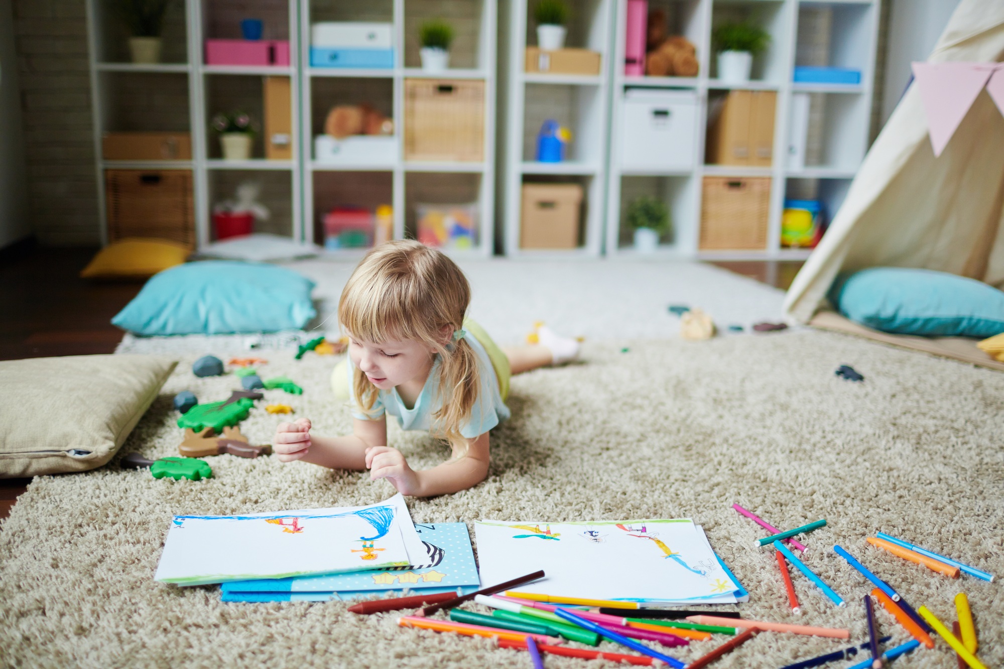 Child in kindergarten