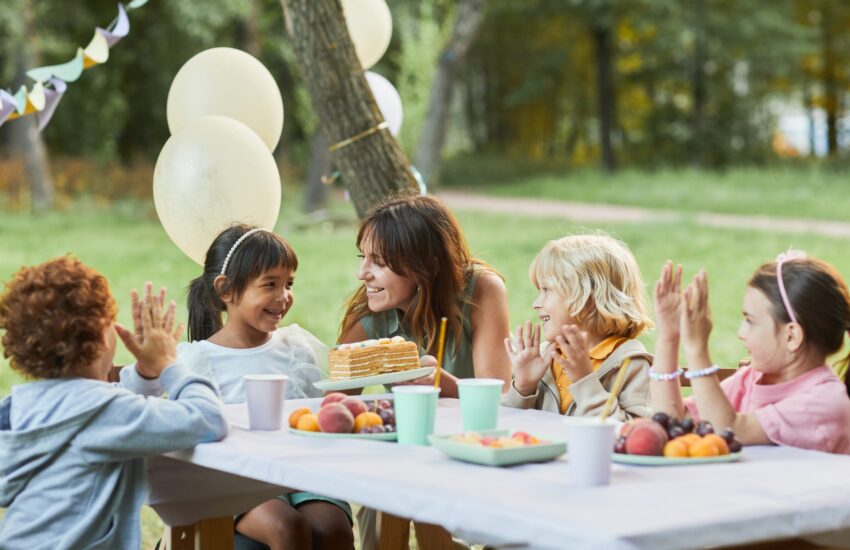 Kids Birthday Party in Summer