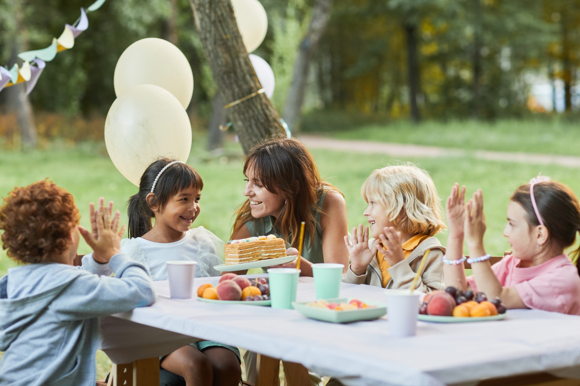 Kids Birthday Party in Summer
