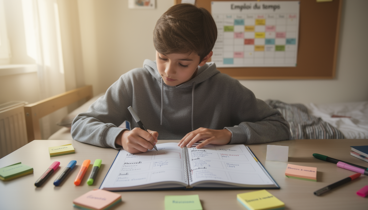 emploi du temps collège