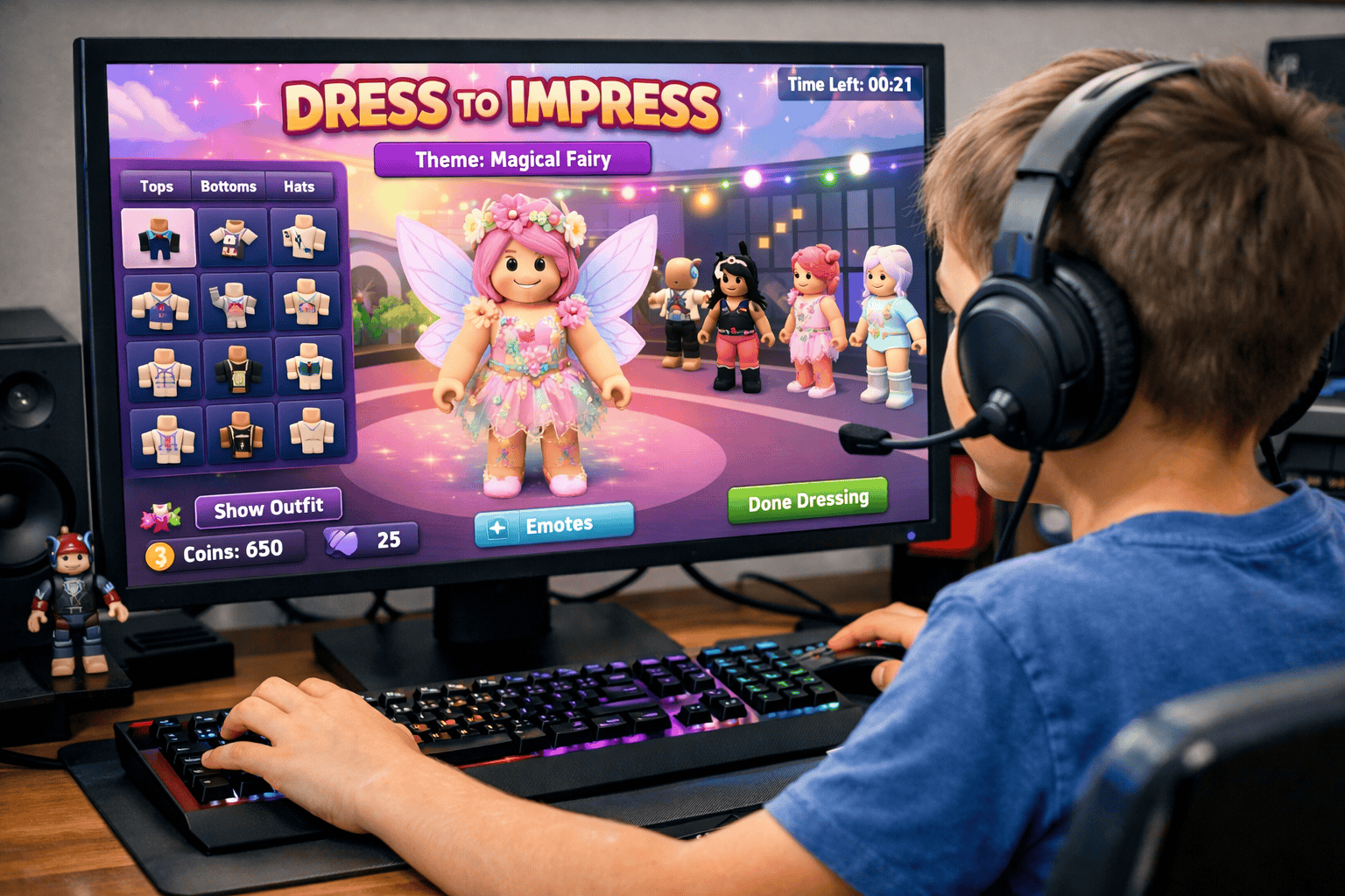 jeu dress to impress