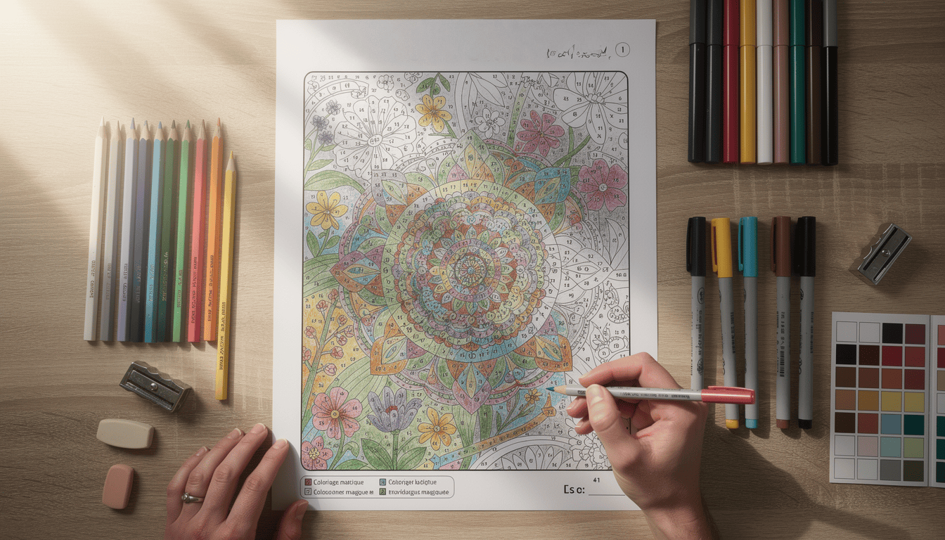 thèmes de coloriage magique