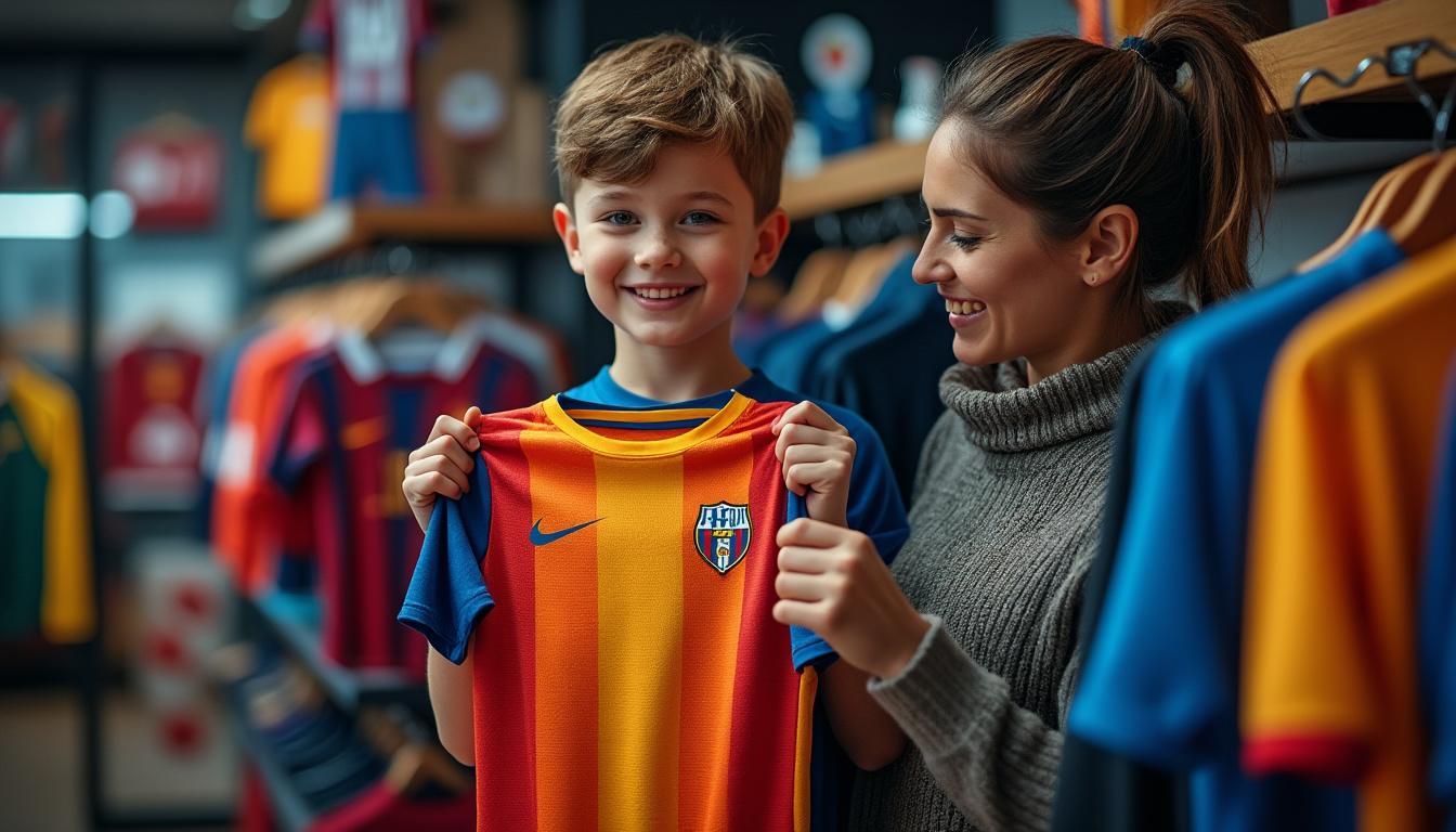 découvrez les critères essentiels pour choisir le meilleur maillot de foot enfant personnalisé. suivez nos conseils pour allier confort, style et passion du football, afin de faire plaisir à votre enfant tout en garantissant une expérience de jeu optimale.