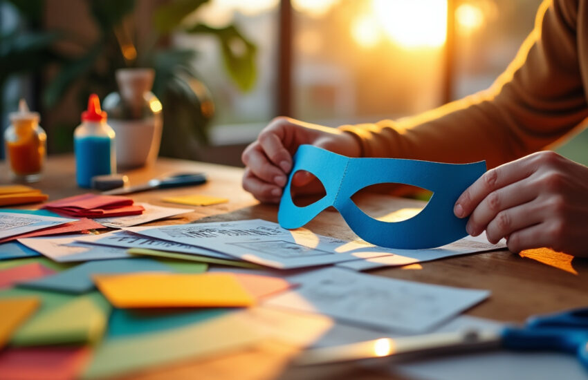 découvrez comment créer facilement des masques de super-héros à imprimer en quelques étapes simples. idéal pour les enfants, les fêtes et les activités créatives à la maison !