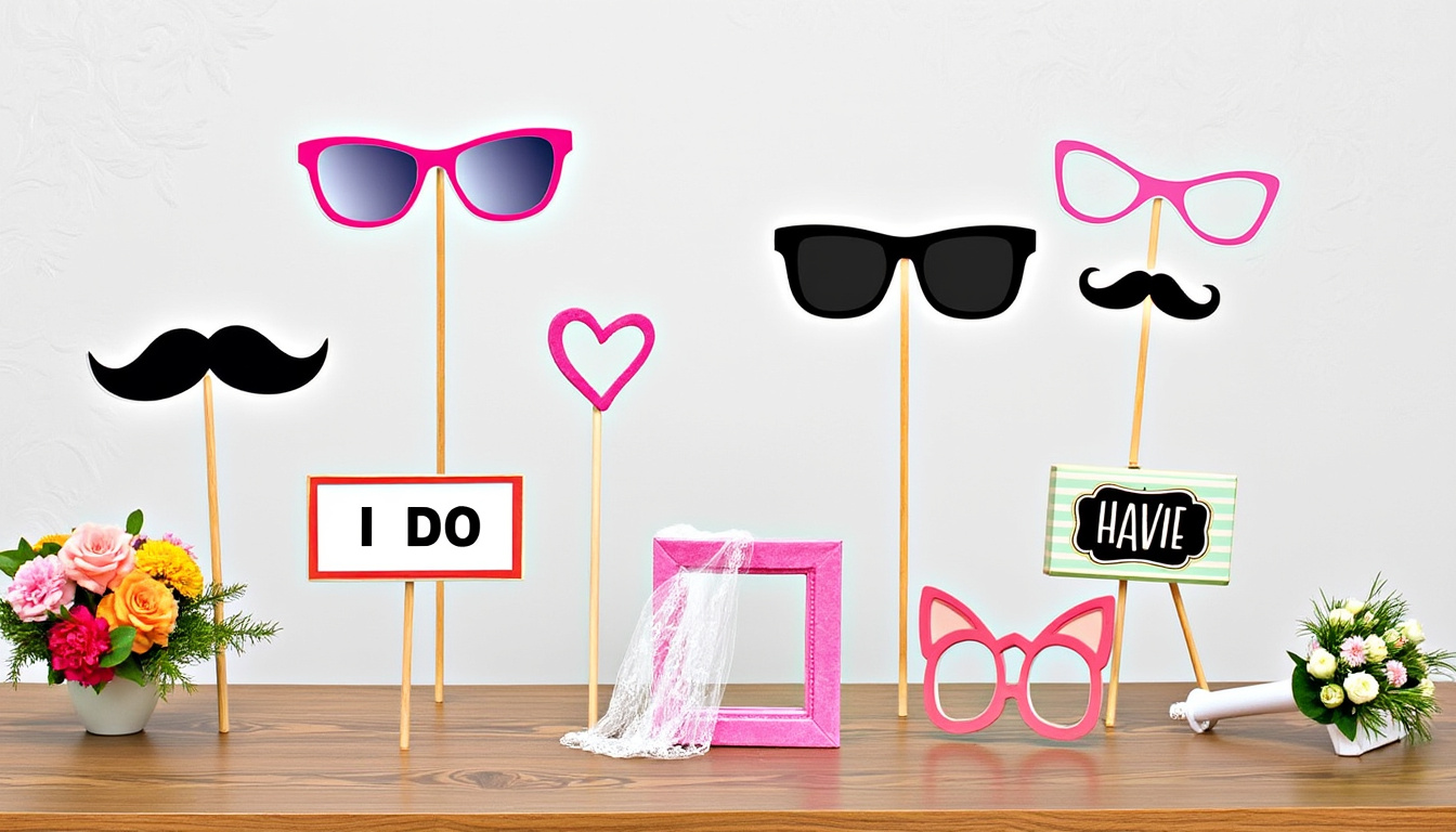 découvrez les meilleurs thèmes de photobooth accompagnés d'accessoires rigolos pour apporter une touche d'amusement et d'originalité à votre mariage. inspirez-vous pour des souvenirs inoubliables et des photos pleines de joie !