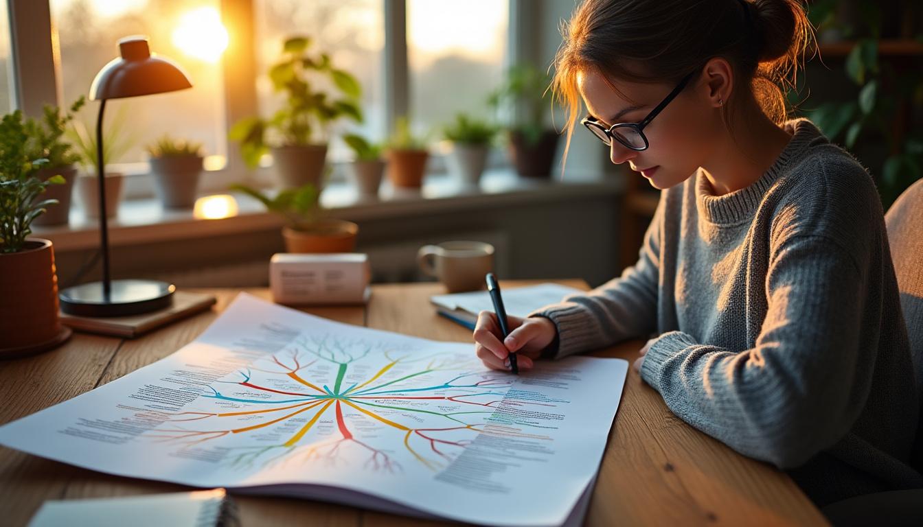 découvrez comment une carte mentale dédiée à la classe grammaticale simplifie la compréhension des notions complexes grâce à une visualisation claire et organisée.