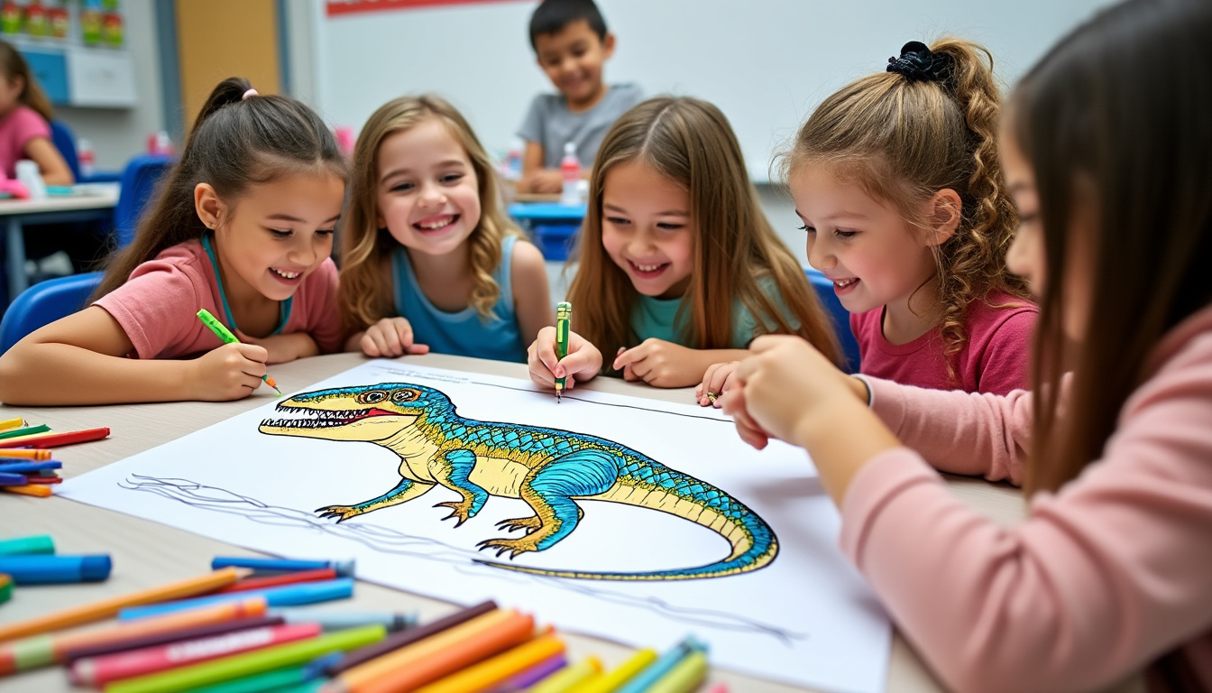 découvrez le coloriage jurassic world mosasaurus, une activité amusante et éducative pour initier les enfants à l’univers fascinant des dinosaures tout en développant leur créativité.