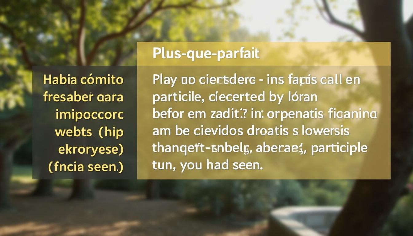 découvrez tout ce qu'il faut savoir sur le plus-que-parfait en espagnol : explications claires de la structure, usages principaux et exemples pour bien maîtriser ce temps de la conjugaison espagnole.
