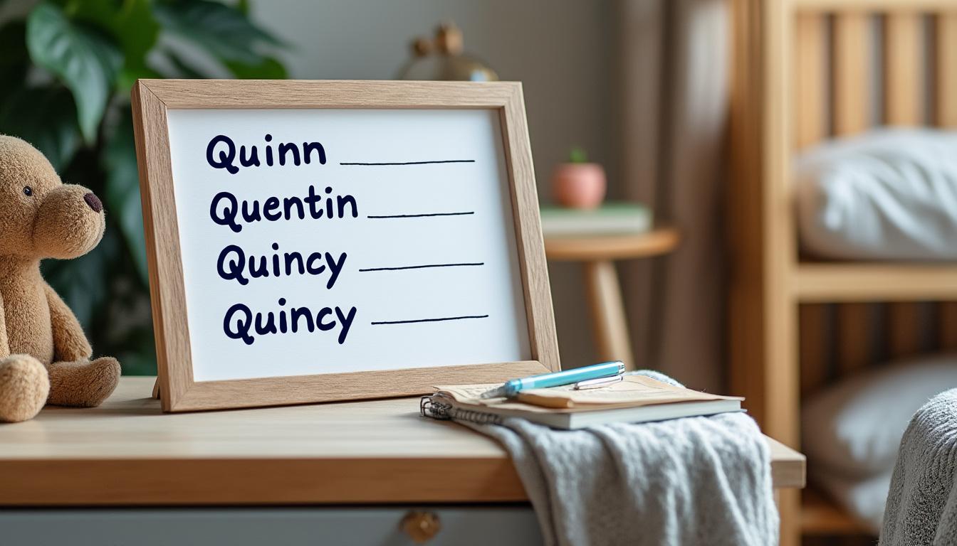 découvrez les tendances 2025 des prénoms de garçon commençant par la lettre q, pour choisir un prénom original et moderne pour votre bébé.