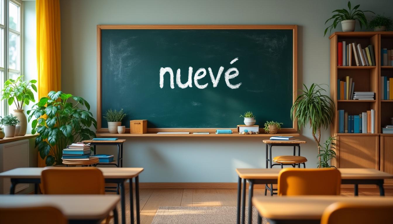 apprenez à écrire le chiffre 9 en espagnol ainsi que ses différentes variantes et utilisations dans la langue.