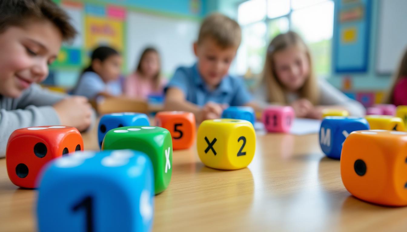 découvrez un jeu de dés ludique pour renforcer les bases de la multiplication chez les enfants, alliant amusement et apprentissage efficace des mathématiques.