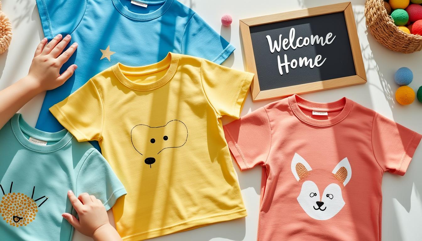 découvrez comment la customisation de t-shirts pour enfants permet d'exprimer leur créativité tout en s'amusant, avec des idées simples et ludiques pour des créations uniques.