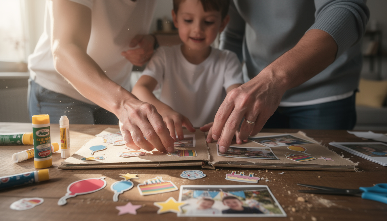 découvrez comment fabriquer un album souvenir d’anniversaire d'enfant en famille grâce à ce guide diy simple et amusant, pour préserver vos plus beaux moments partagés.