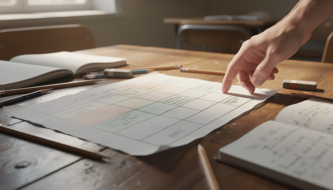 découvrez comment utiliser efficacement le tableau des classes grammaticales pour construire des phrases claires et bien structurées en français.