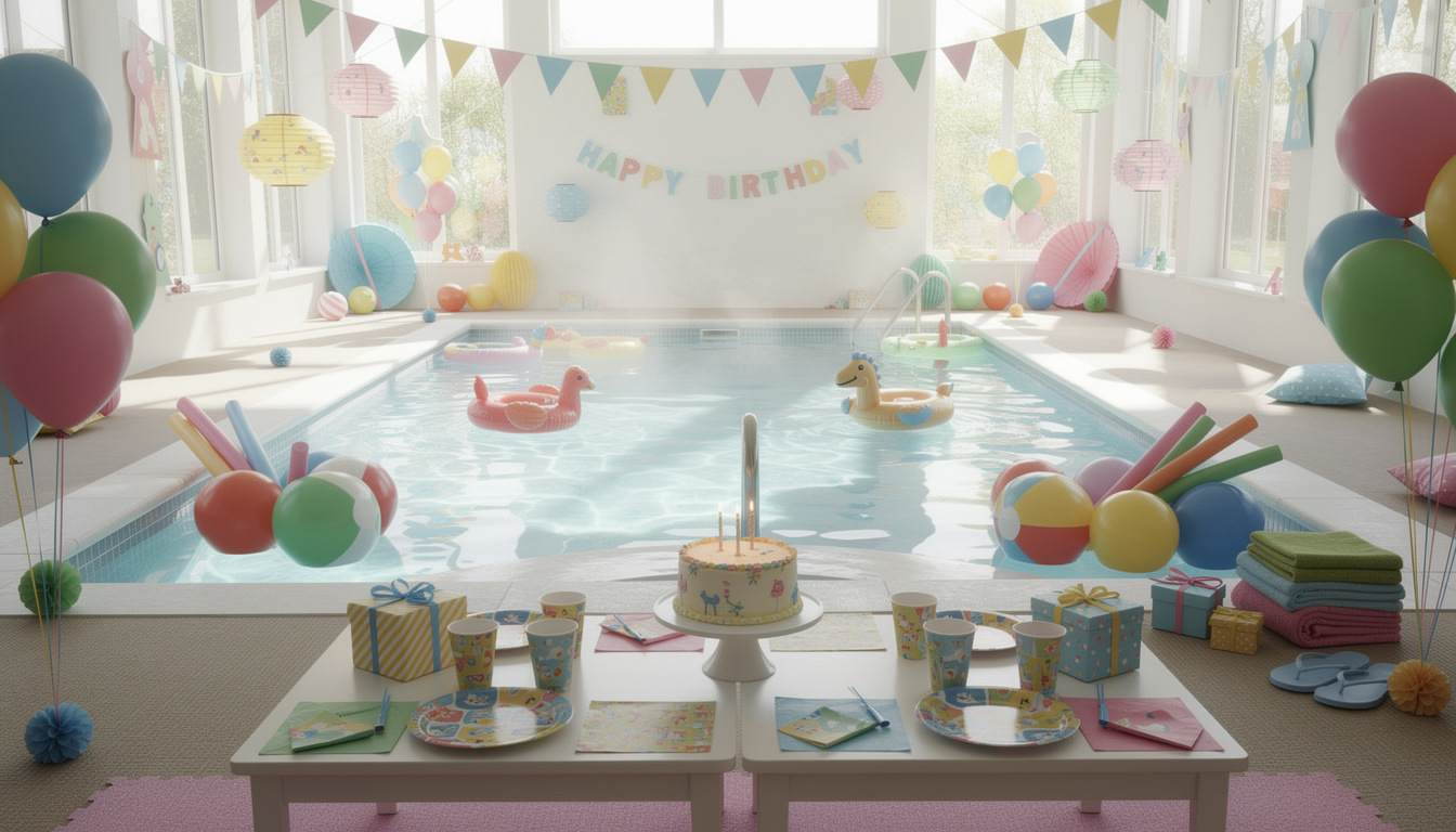 découvrez les avantages d'organiser une fête pour enfants dans une piscine couverte, une activité amusante et sécurisée quelles que soient les conditions météo.