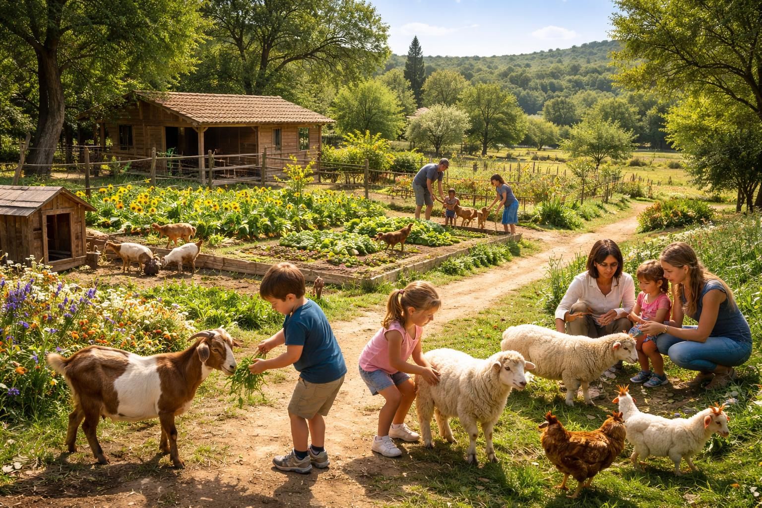 découvrez les bienfaits d'une immersion en pleine nature à la ferme pédagogique de nîmes : apprentissage ludique, connexion avec la nature et moments inoubliables pour petits et grands.
