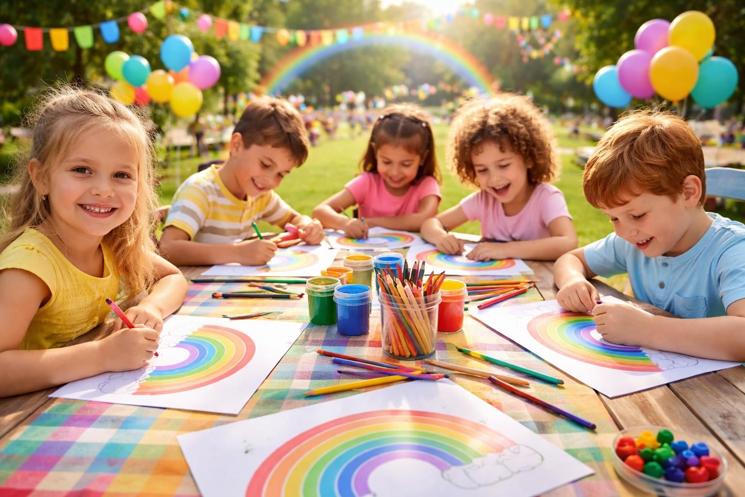 découvrez pourquoi les arcs-en-ciel à colorier à imprimer sont idéaux pour animer les fêtes d'enfants, offrant créativité, amusement et une activité facile à organiser pour tous les âges.