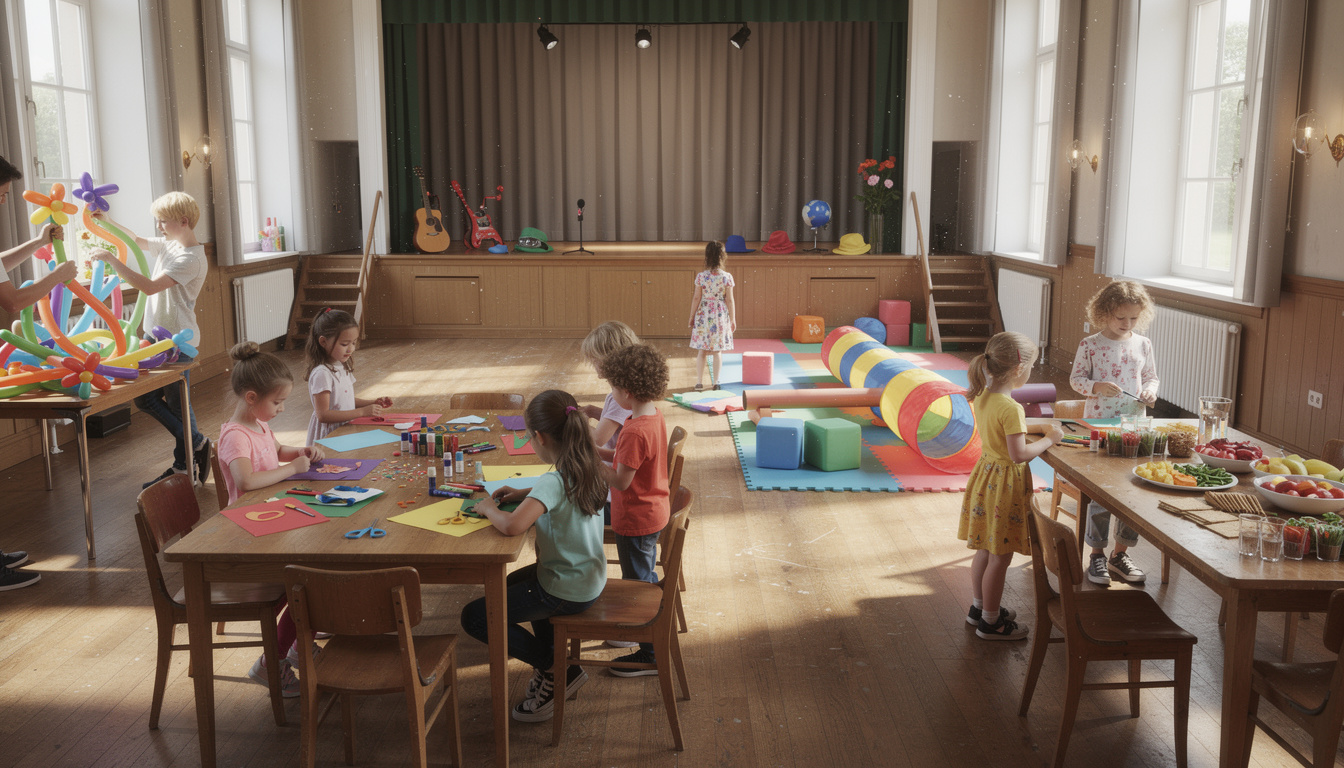 découvrez les 5 meilleures idées créatives pour organiser une fête inoubliable pour enfants dans une salle municipale, alliant fun, décoration originale et activités ludiques.