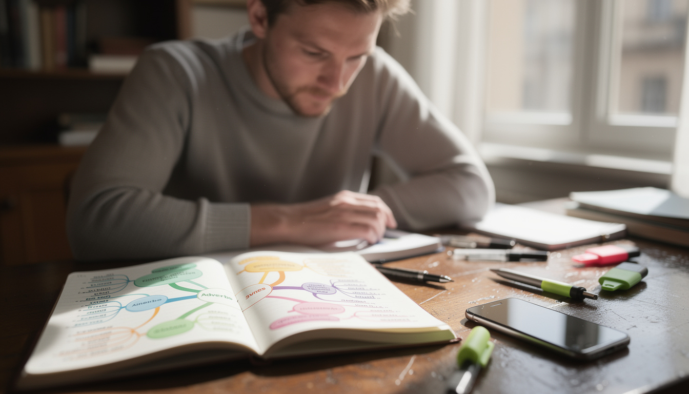 découvrez comment utiliser les cartes mentales, les adverbes et des techniques de mémorisation pour apprendre efficacement et optimiser votre rétention des informations.