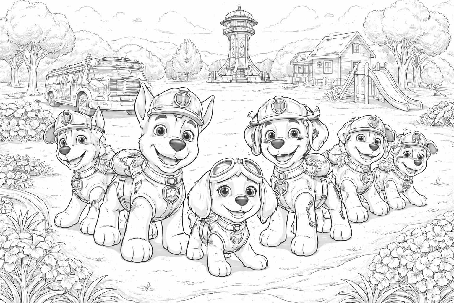 téléchargez et imprimez gratuitement des coloriages pat patrouille en pdf, une activité ludique et éducative parfaite pour divertir et développer la créativité des enfants.