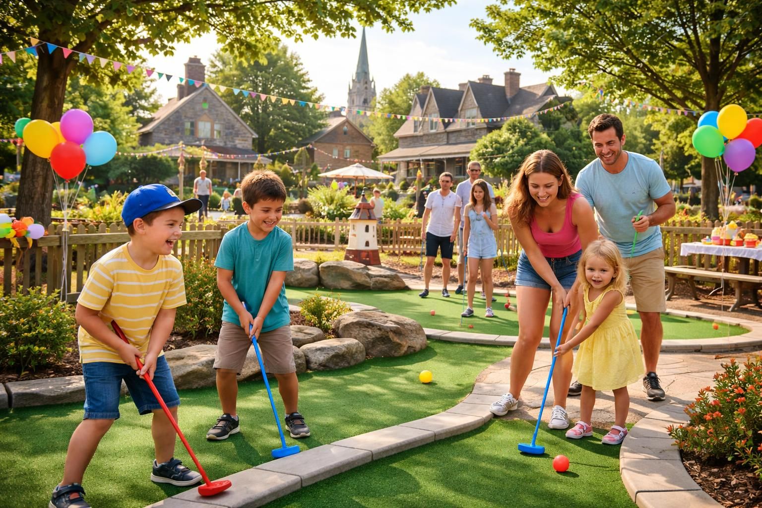 découvrez le mini golf à chambly, l'activité parfaite pour animer vos anniversaires et célébrations en famille ou entre amis, alliant fun et convivialité.