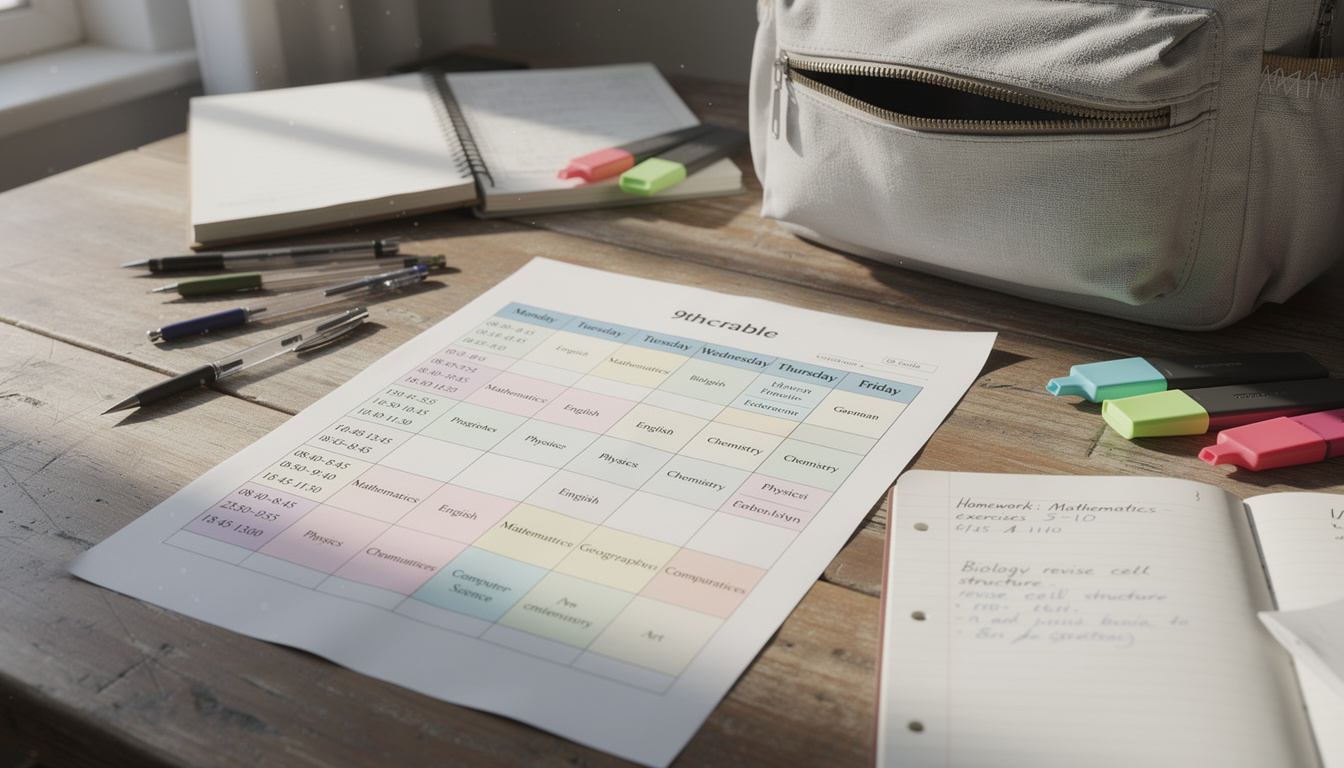 découvrez les éléments clés pour créer un emploi du temps efficace en classe de 3e, optimisant l'organisation et la réussite scolaire.