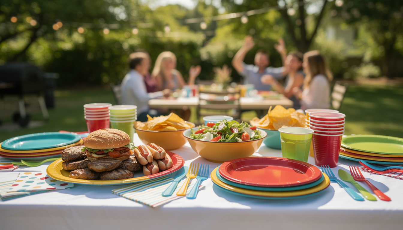 découvrez nos meilleures astuces pour bien choisir votre vaisselle jetable colorée et assurer des réceptions réussies et festives.