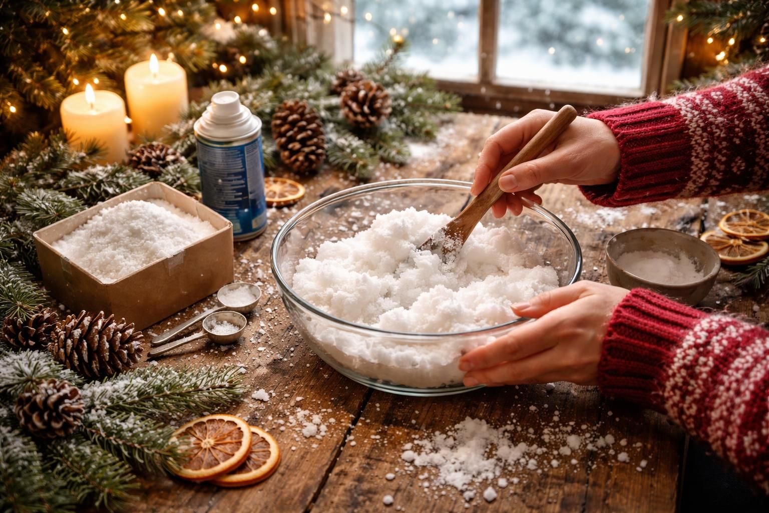 découvrez nos astuces simples et créatives pour réaliser de la fausse neige et apporter une ambiance féerique à votre noël.