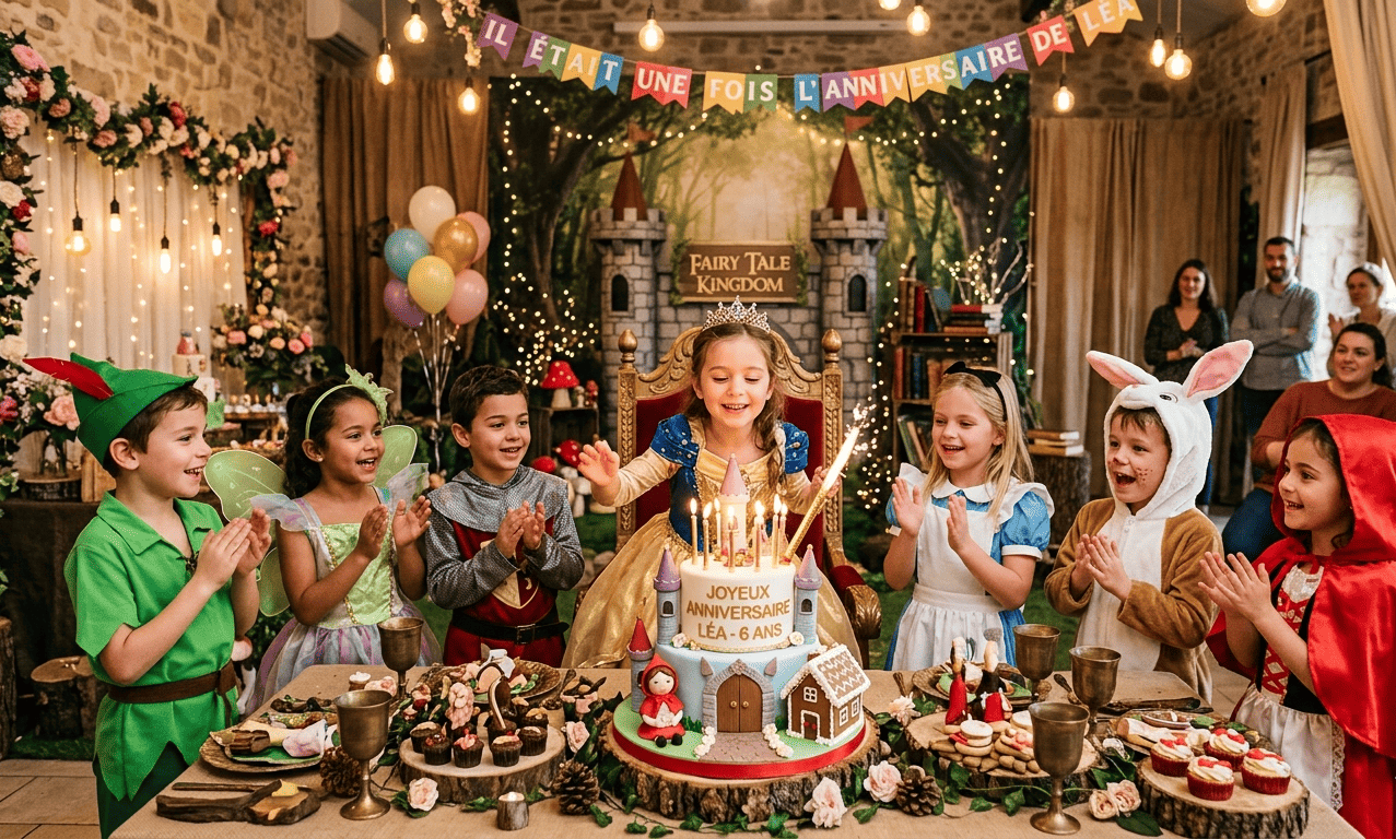 Organisez un anniversaire d&rsquo;enfant inspiré des contes classiques pour ravir vos invités