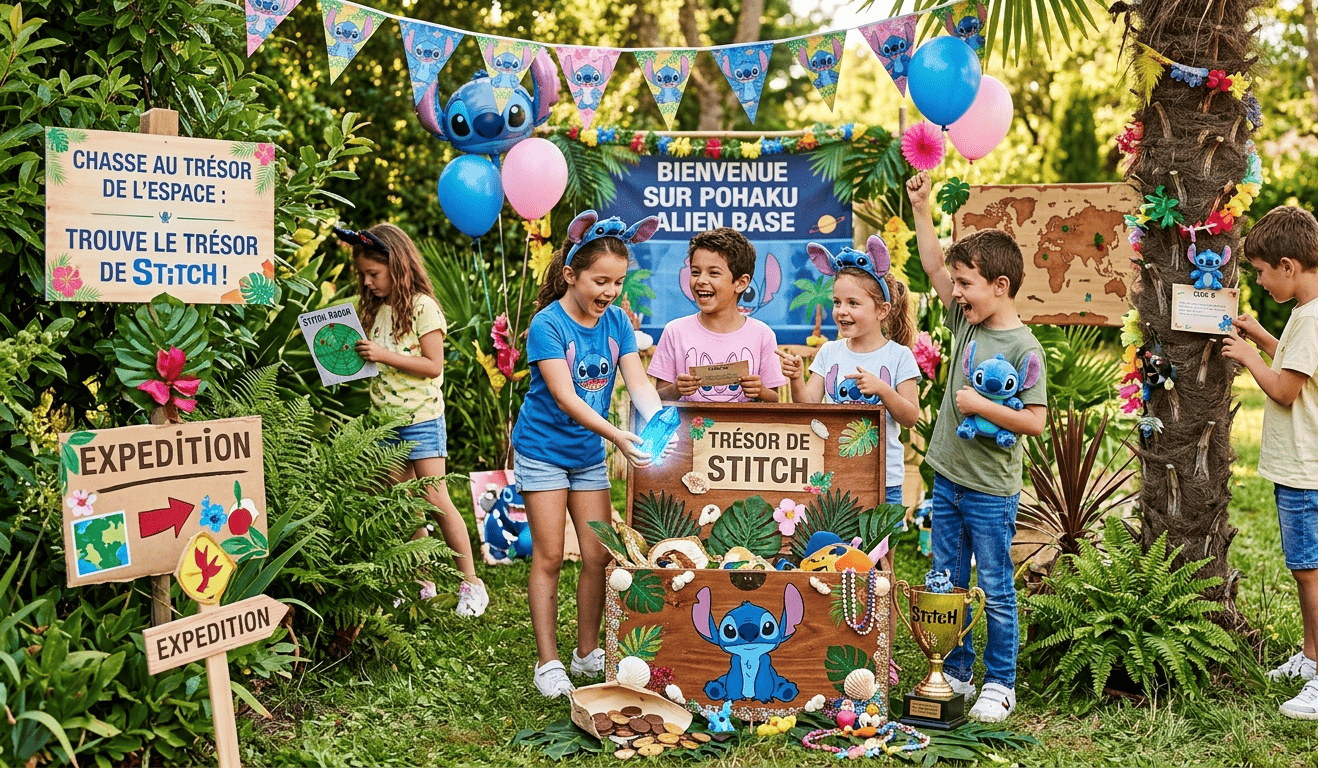 chasse trésor Stitch