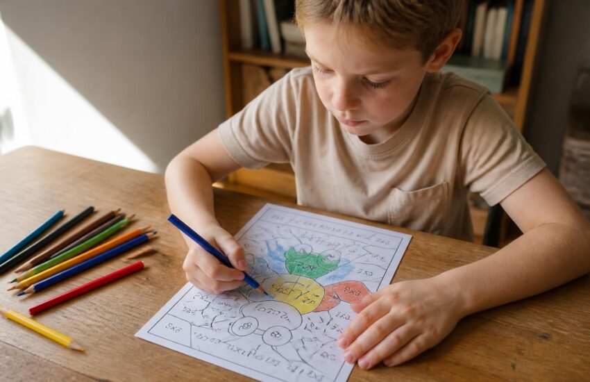 découvrez comment le coloriage magique des multiplications par 6, 7, 8 et 9 peut rendre l'apprentissage des tables amusant et efficace pour les enfants.