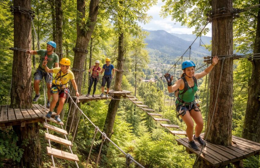 découvrez les bienfaits de l'accrobranche à la cote saint andré, une activité idéale pour améliorer votre bien-être physique et mental grâce à l'aventure en plein air.