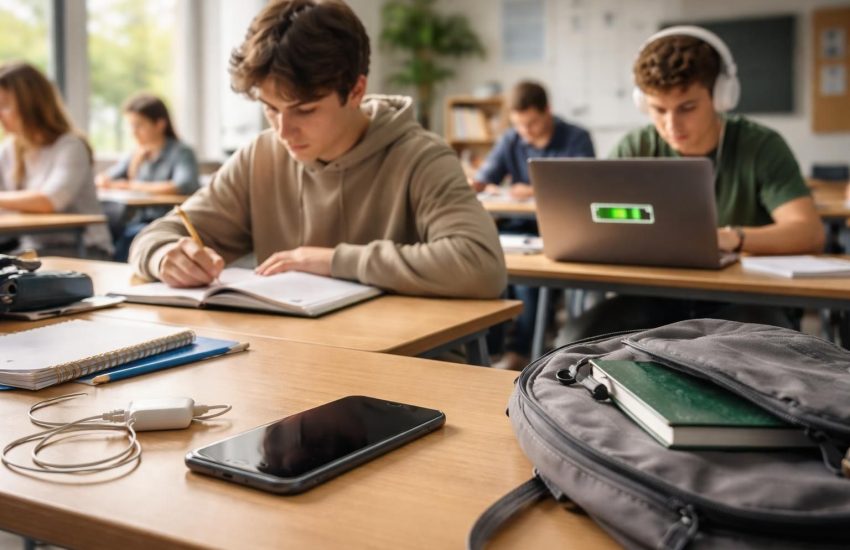 découvrez des astuces simples pour éviter que la batterie de vos appareils ne se vide pendant les cours et reste toujours chargée en classe.