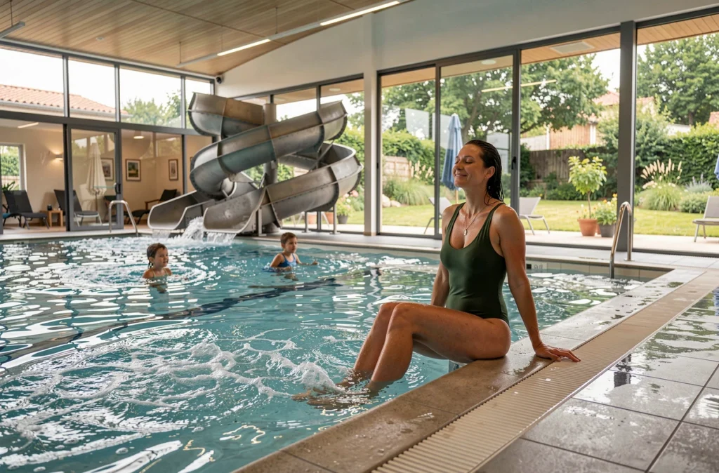 Le centre aquatique Balsan'eo à Châteauroux avec ses bassins ludo-aquatiques et sa zone bien-être