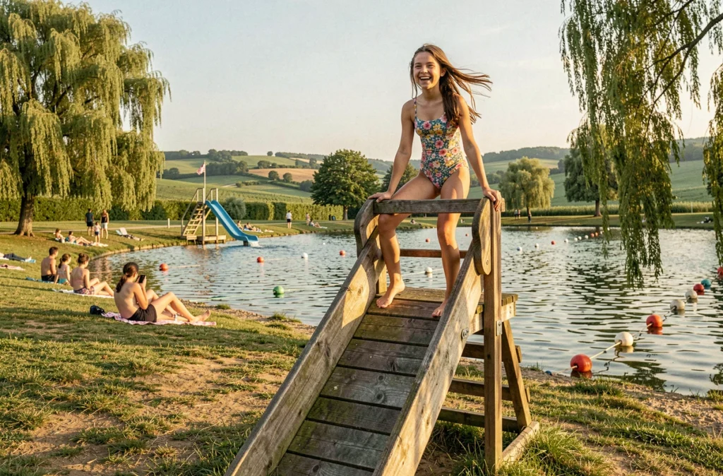 Le parc de loisirs Le Val Fleuri avec son lac baignade naturel et ses activités aquatiques en plein air